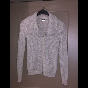J. Crew Zip-up Knit Sweater